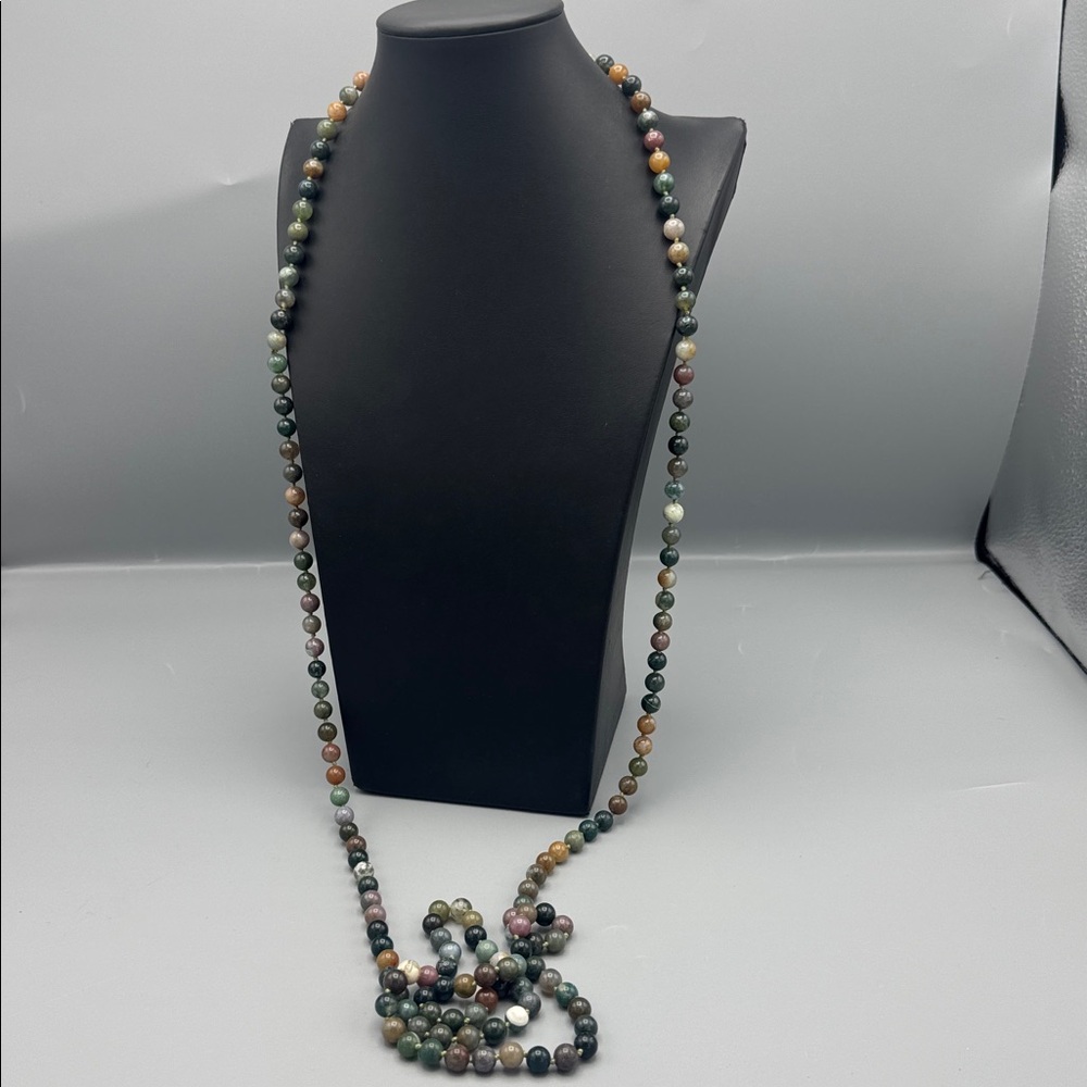 Multi stone beaded necklace - Picture 5 of 6